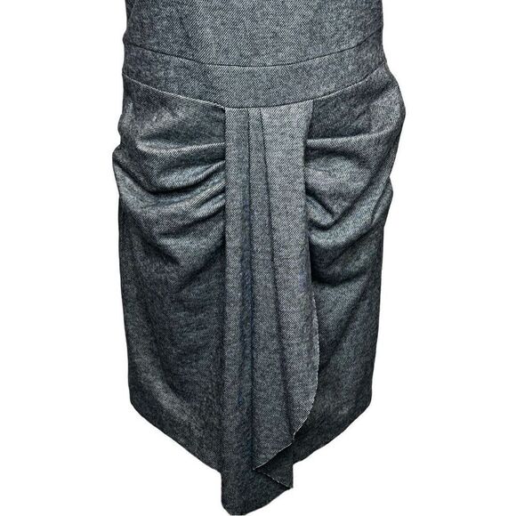 New York & Co. Collection gray herringbone sleeveless dress size 14 - Picture 3 of 15